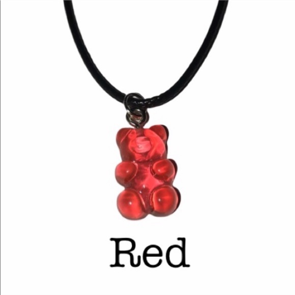 (1PC) GUMMY BEAR NECKLACE - Pick The Color - Picture 2 of 14